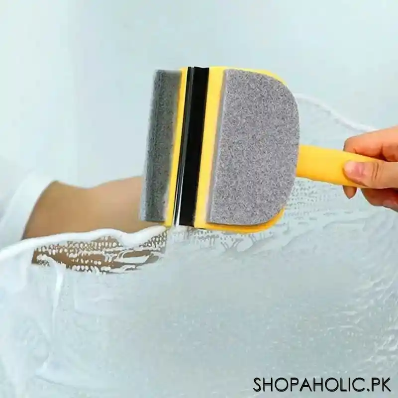 2 in 1 double sided cleaning brush and wiper scraper image5