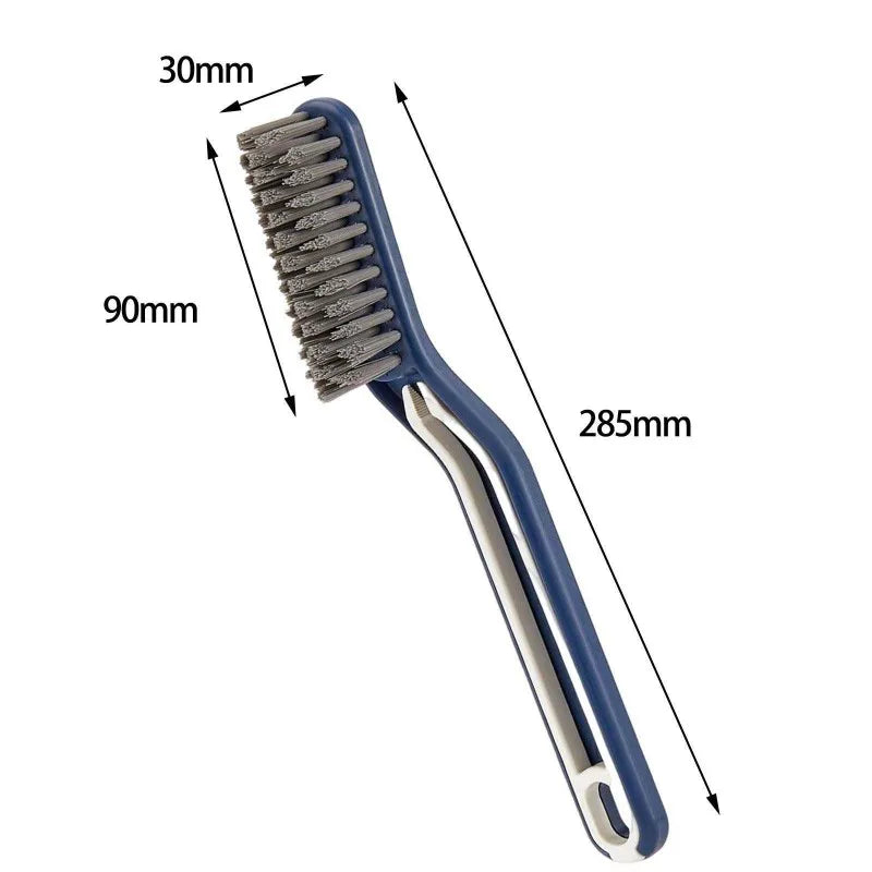 2 in 1 multifunctional kitchen and bathroom cleaning brush with clip image2