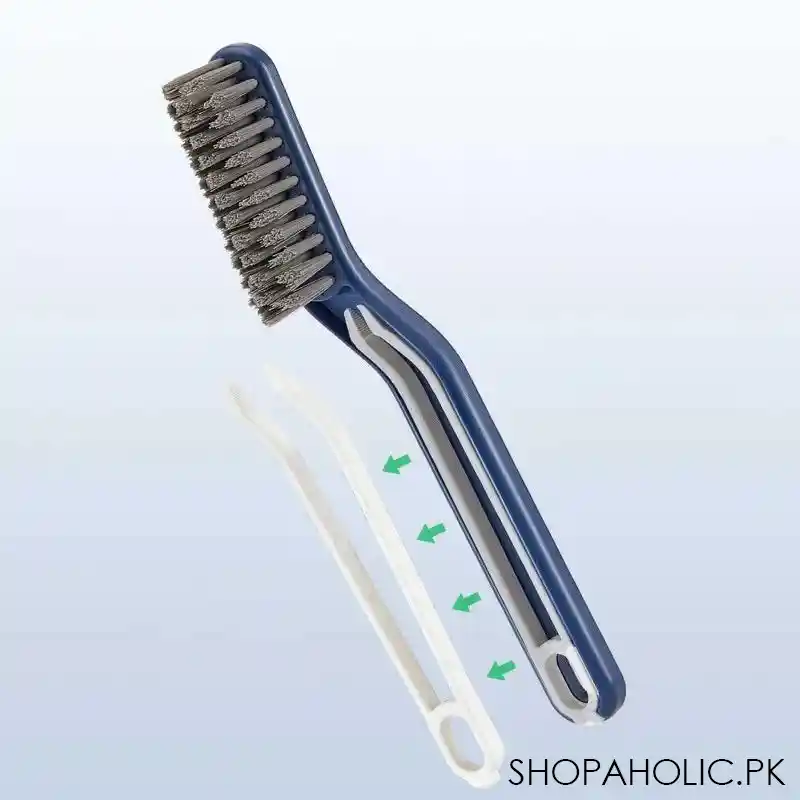 2 in 1 multifunctional kitchen and bathroom cleaning brush with clip image5