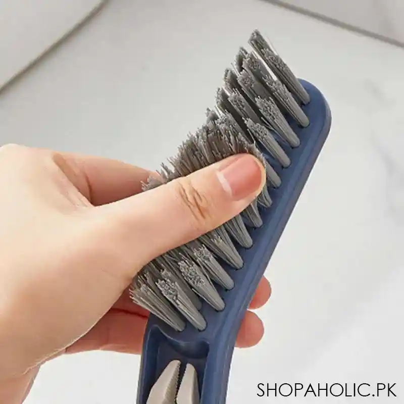 2 in 1 multifunctional kitchen and bathroom cleaning brush with clip image6