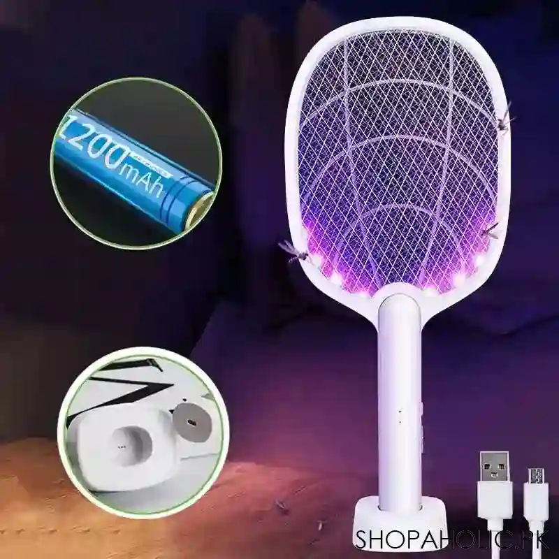 2 in 1 rechargeable mosquito racket image2