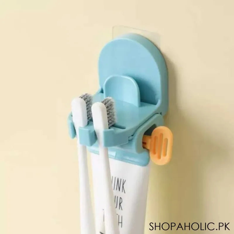 2 in 1 toothpaste squeezer and toothbrush holder image5