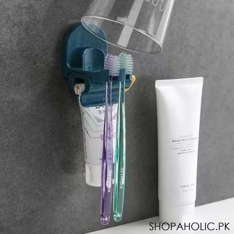 2 in 1 toothpaste squeezer and toothbrush holder image6