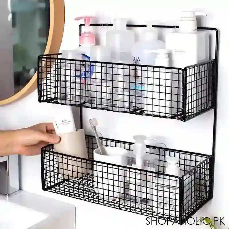 2 layer multipurpose storage rack main image