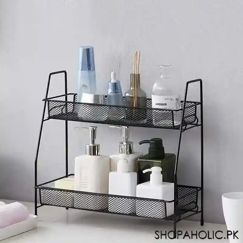 2 tier multipurpose spice rack storage organizer image2