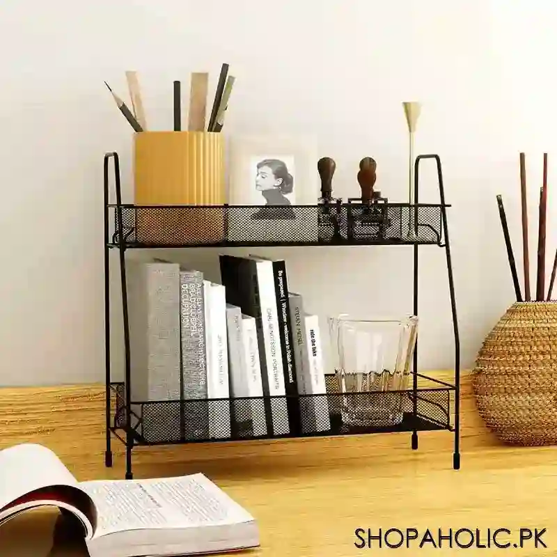 2 tier multipurpose spice rack storage organizer image4