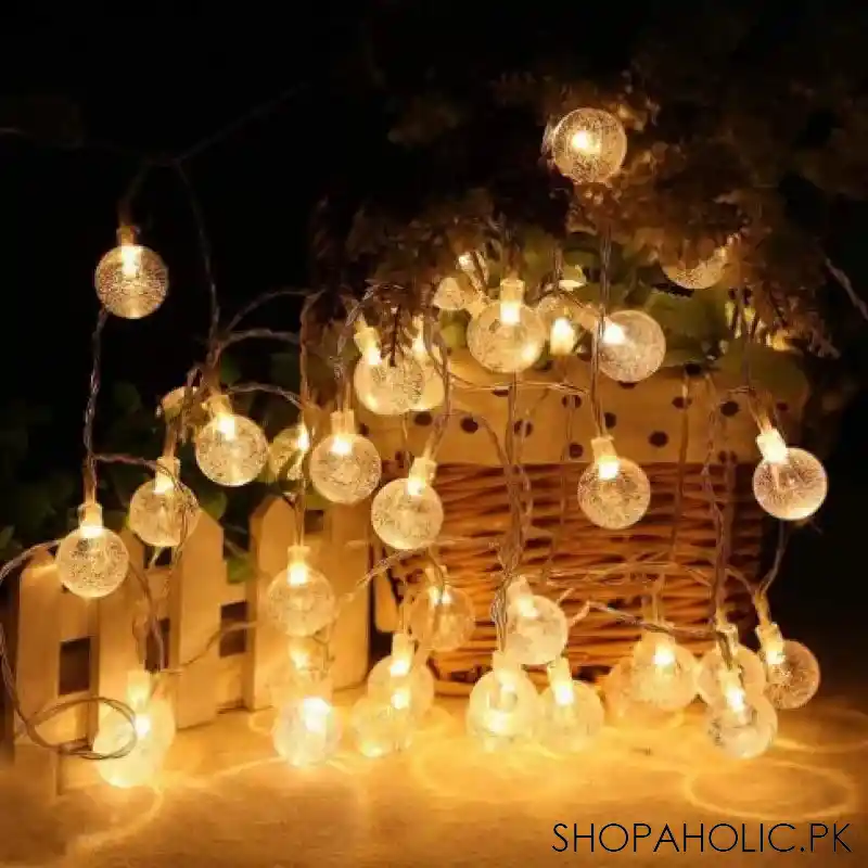 20 pcs bubble ball led string lights image5