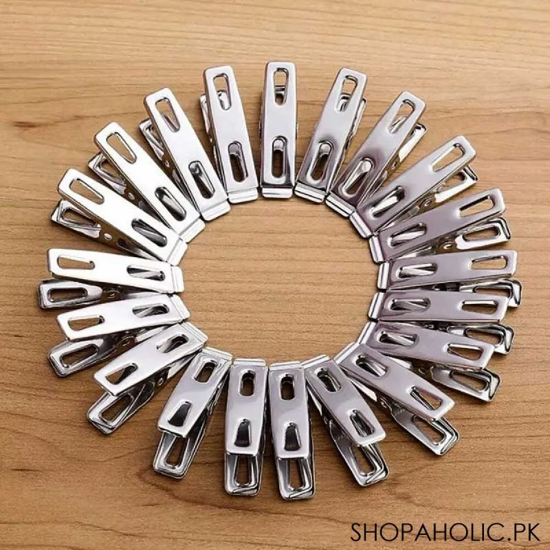 20 pegs stainless steel clothes clips image5