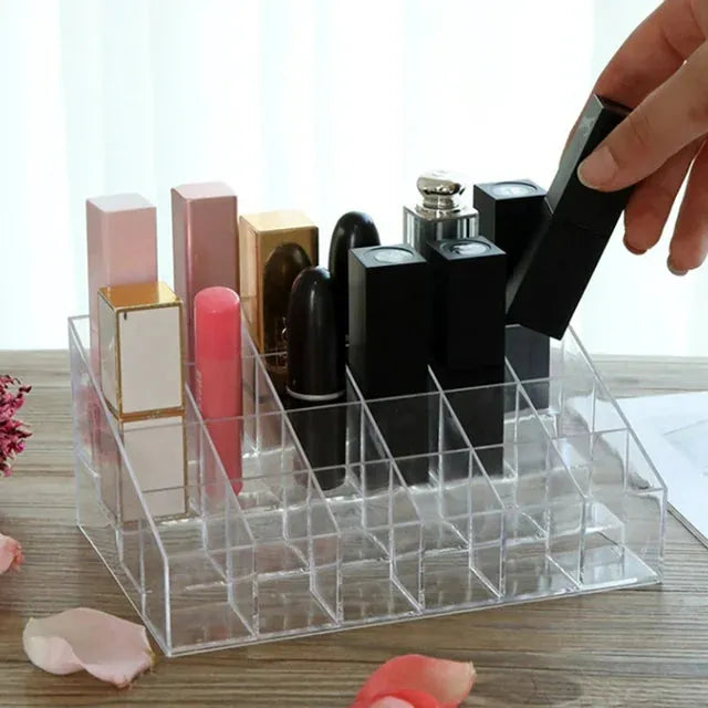 24 grid acrylic lipstick organizer image3