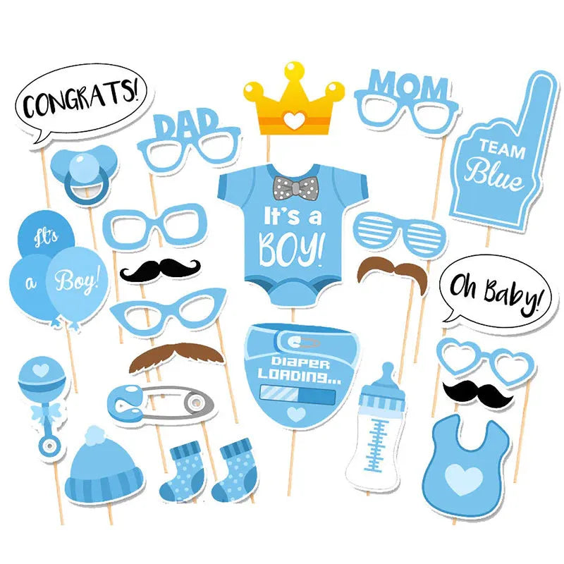 25 pcs baby shower props main image