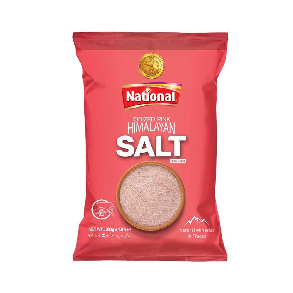 National Iodized Pink Himalayan Salt, 800g - Main Image