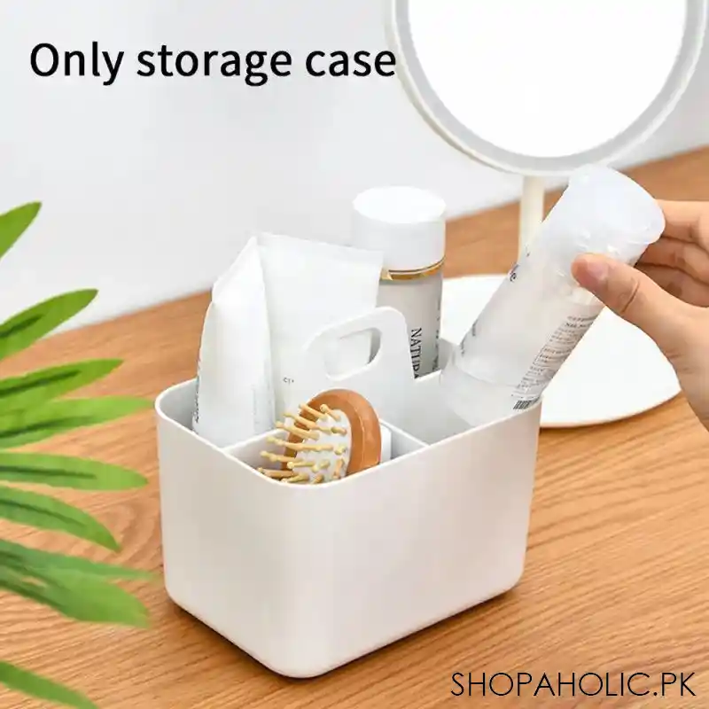 3 compartment multipurpose storage box with handle main image