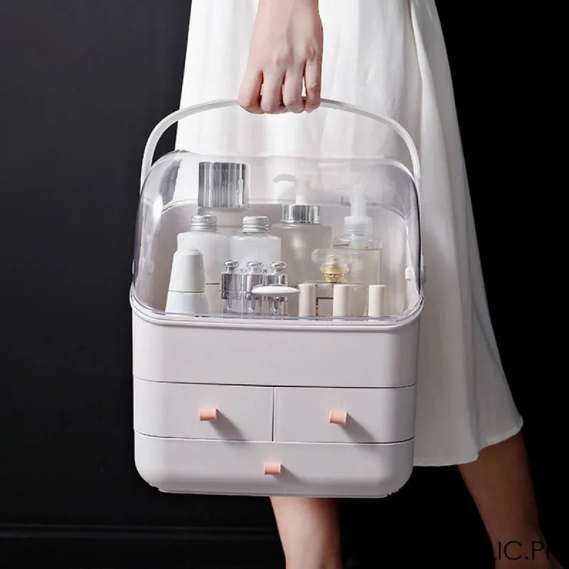 3 drawer modern cosmetic & makeup organizer image4