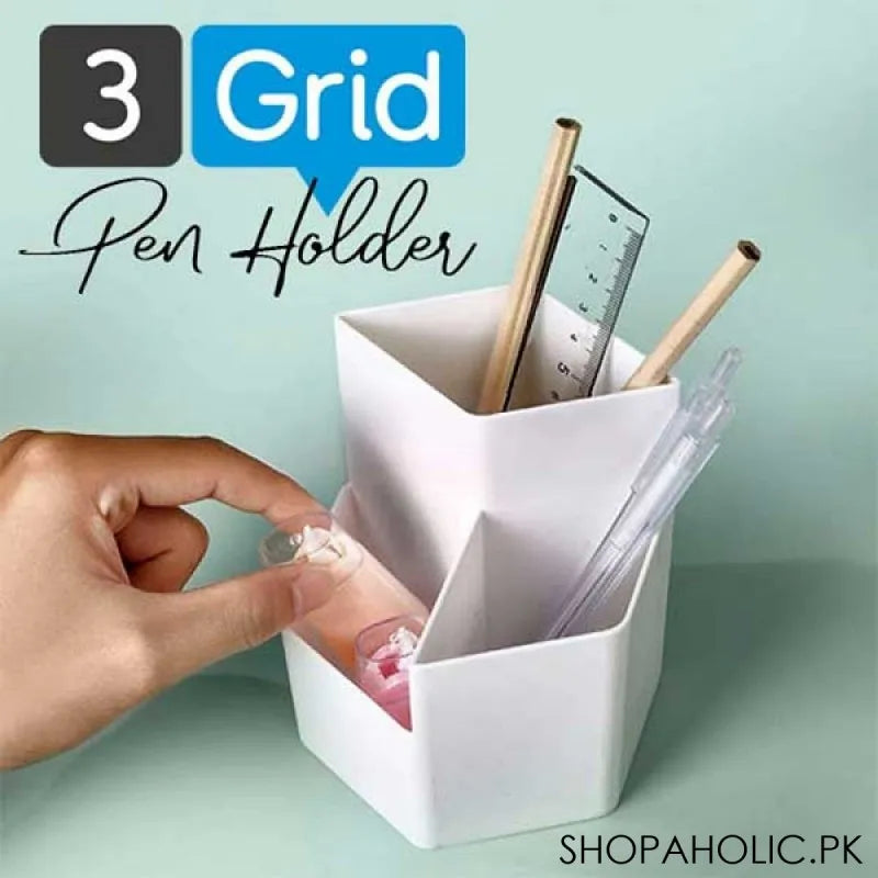 3 grid desktop storage holder main image