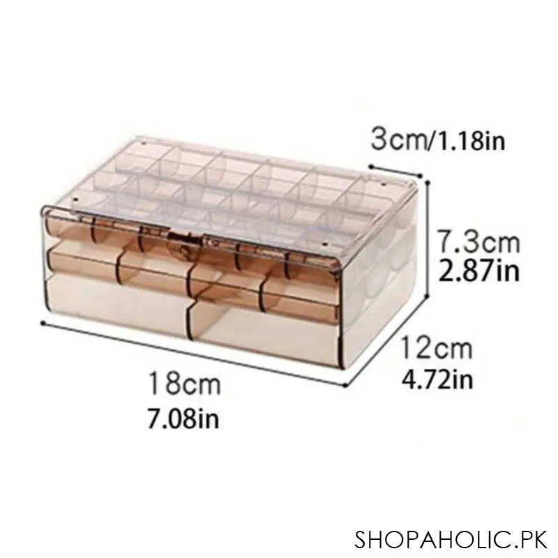 3 layer acrylic earring jewelry organizer image10