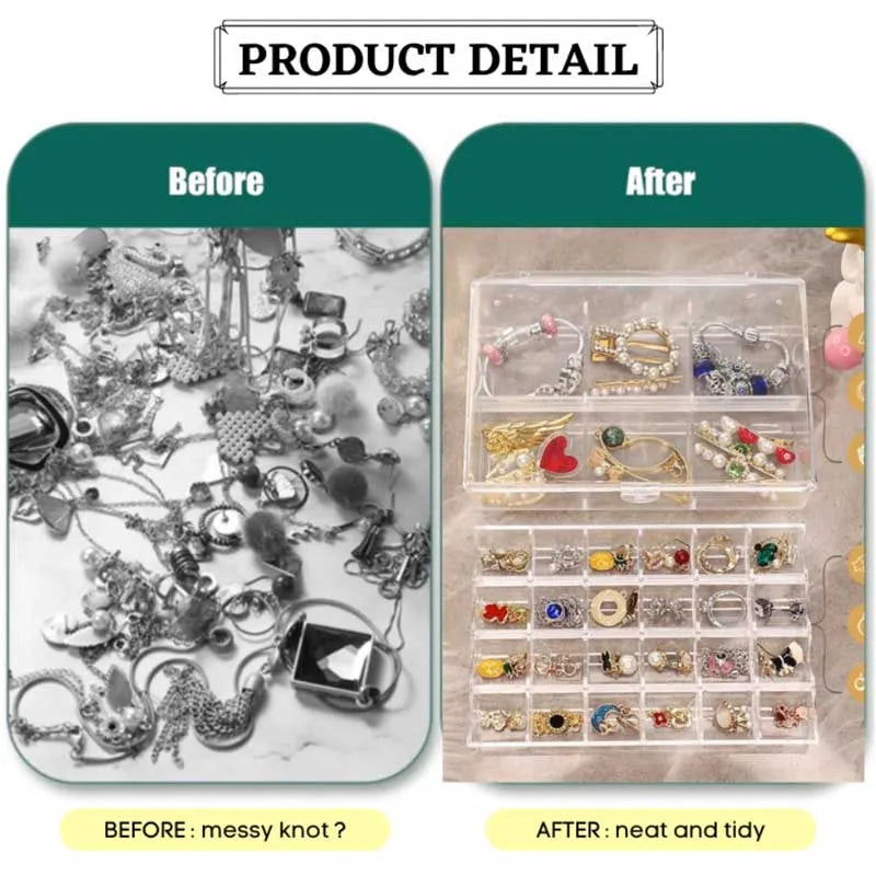 3 layer acrylic earring jewelry organizer image7