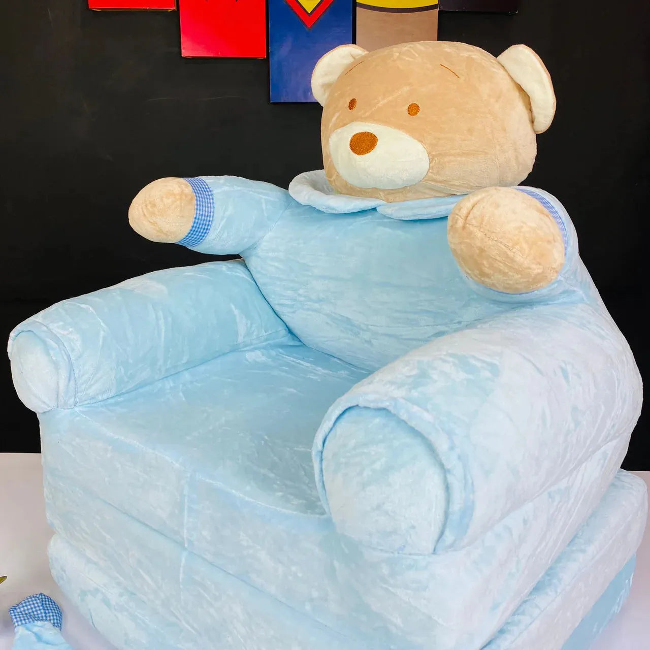 3 layer teddy bear sofa for kids image5