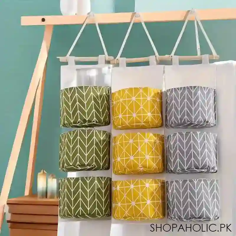 3 pocket hanging storage bag main image