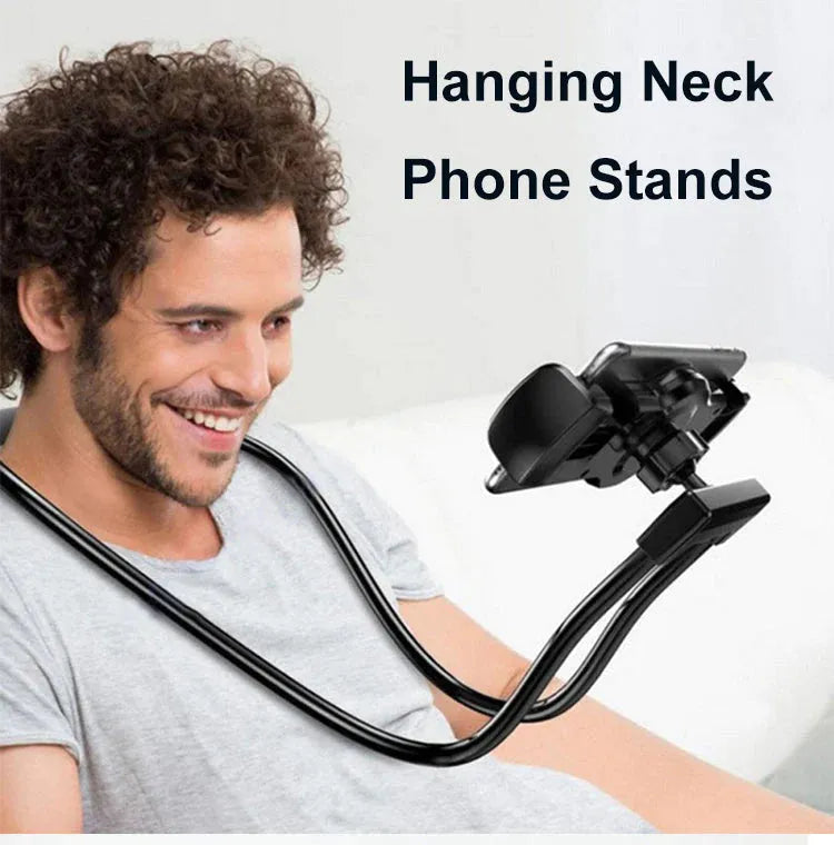 360 degree adjustable lazy neck flexible mobile phone holder main image