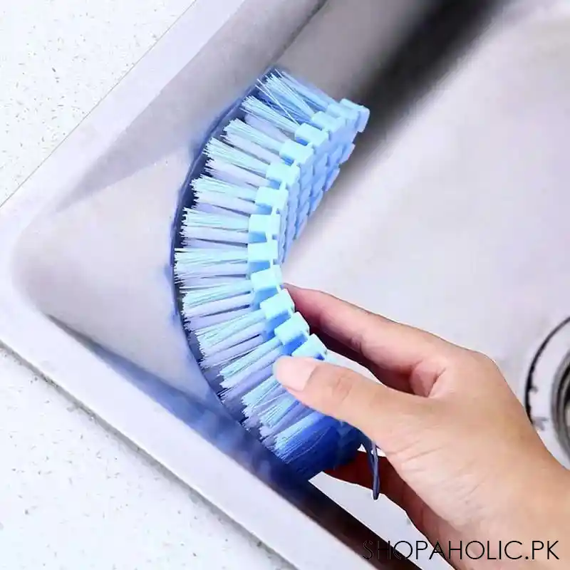 360 degree flexible corner cleaning brush for kitchen and bathroom image4