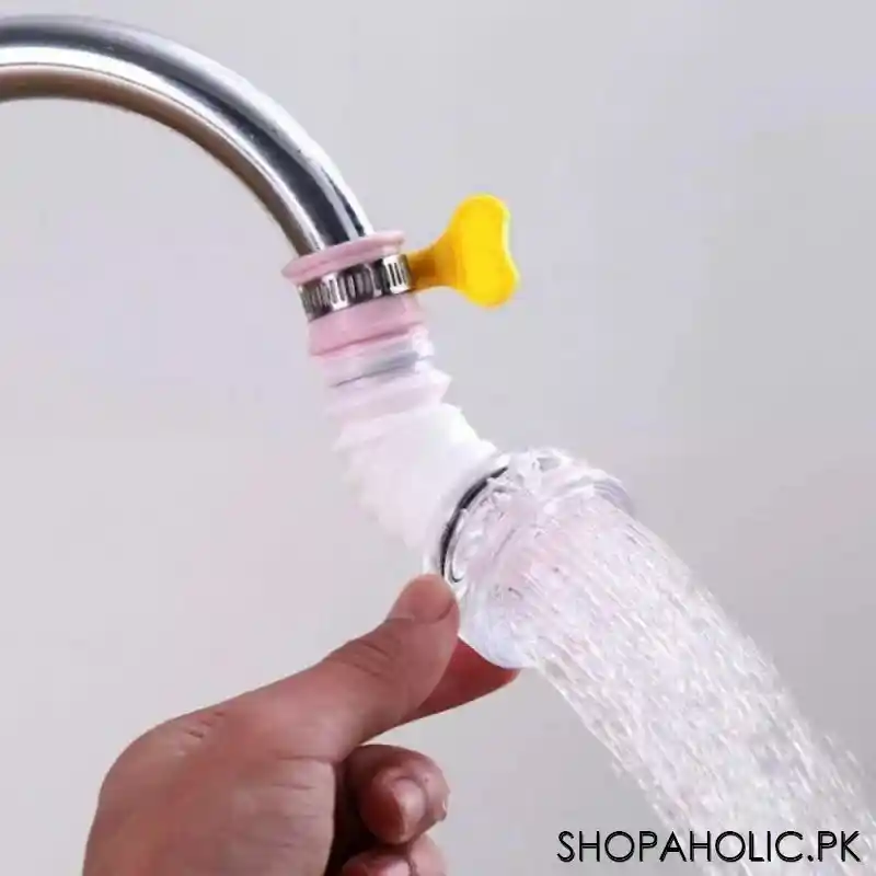 360 degree kitchen sink fan faucet with clip image3