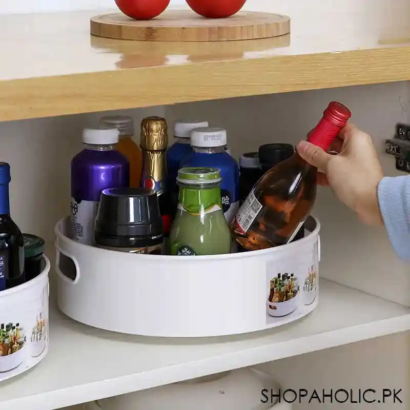 360 degree multifunctional rotating storage tray image7