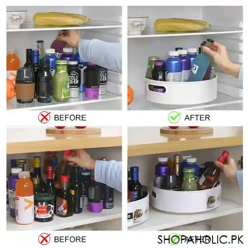 360 degree multifunctional rotating storage tray image9