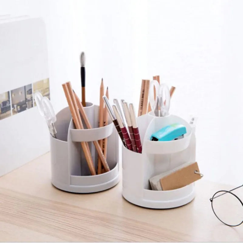 360 degree rotatable desktop pen organizer image2