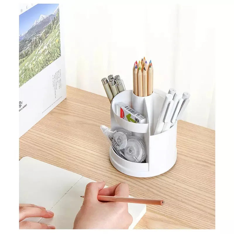 360 degree rotatable desktop pen organizer image3