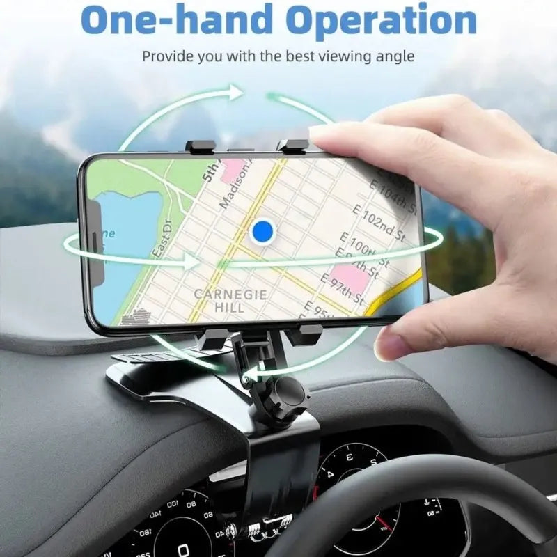 360 degree rotating car dashboard mobile holder image3