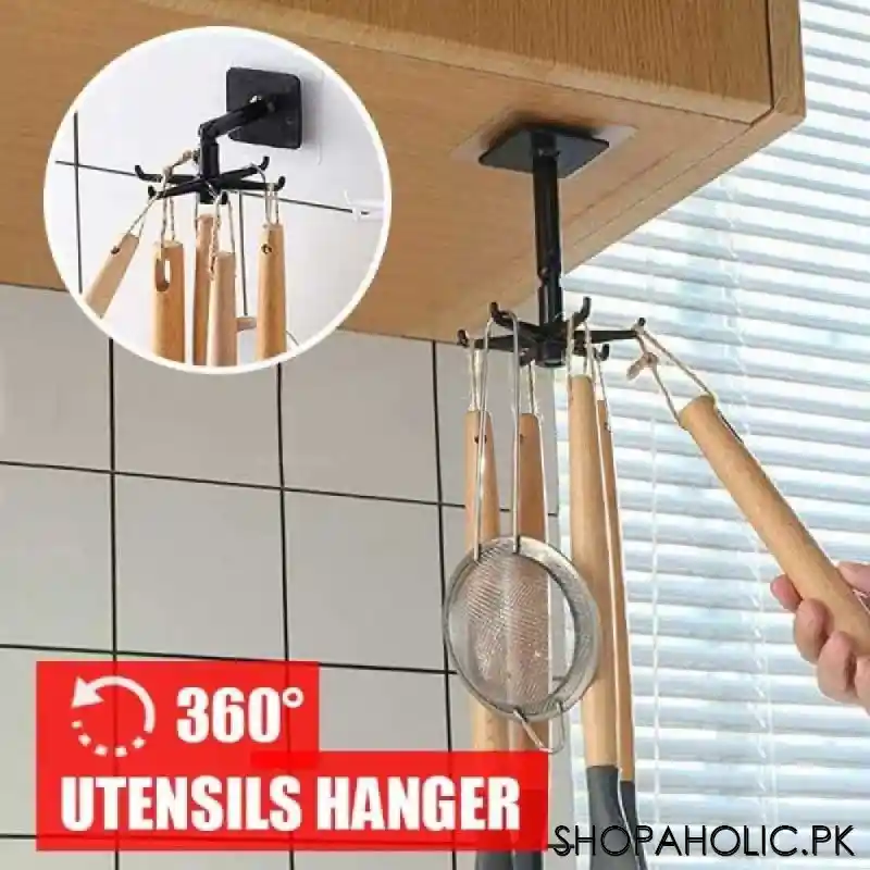 360 degree rotating folding hook main image