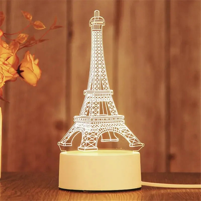 3d eiffel tower lamp image3