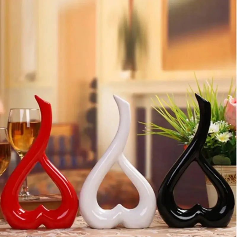 3d heart shape flower vase image5