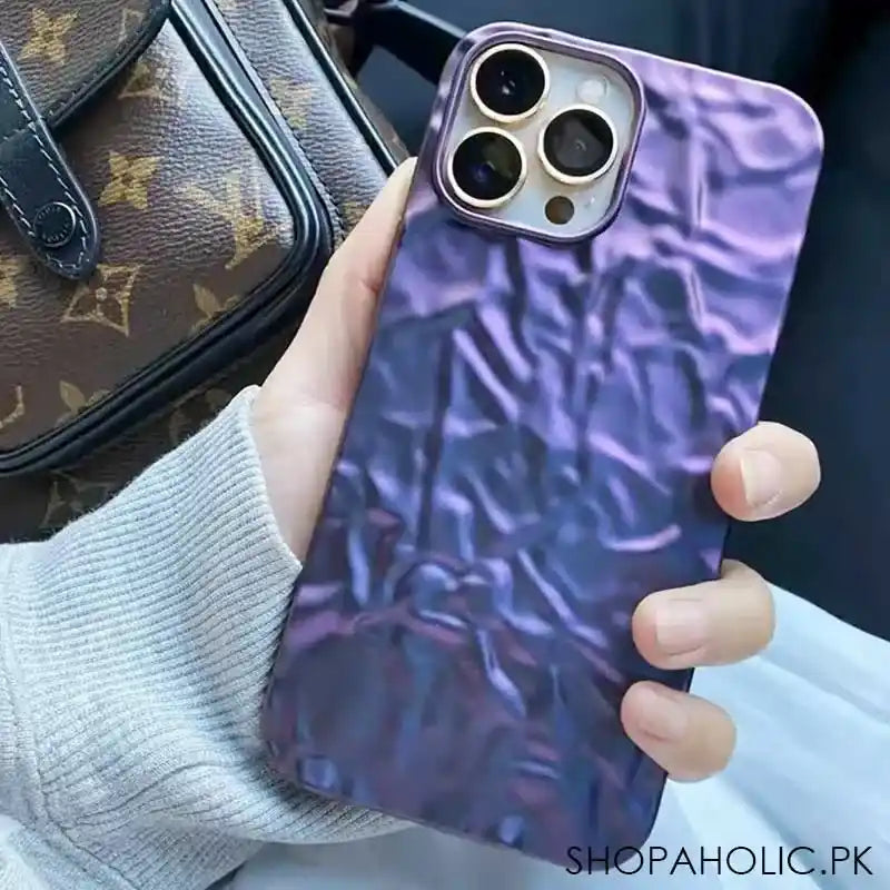 3D Tin Foil Pattern iPhone Case Cover