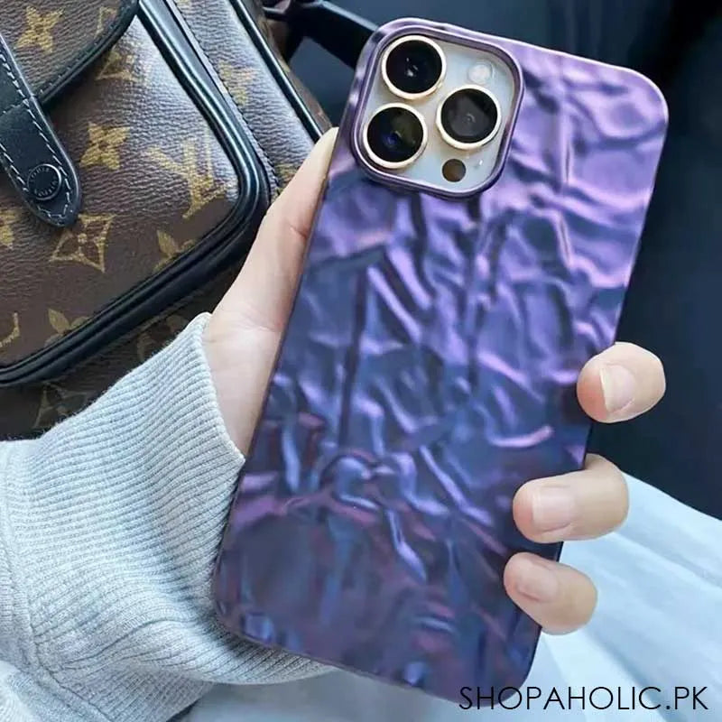 3d tin foil pattern iphone case cover main image