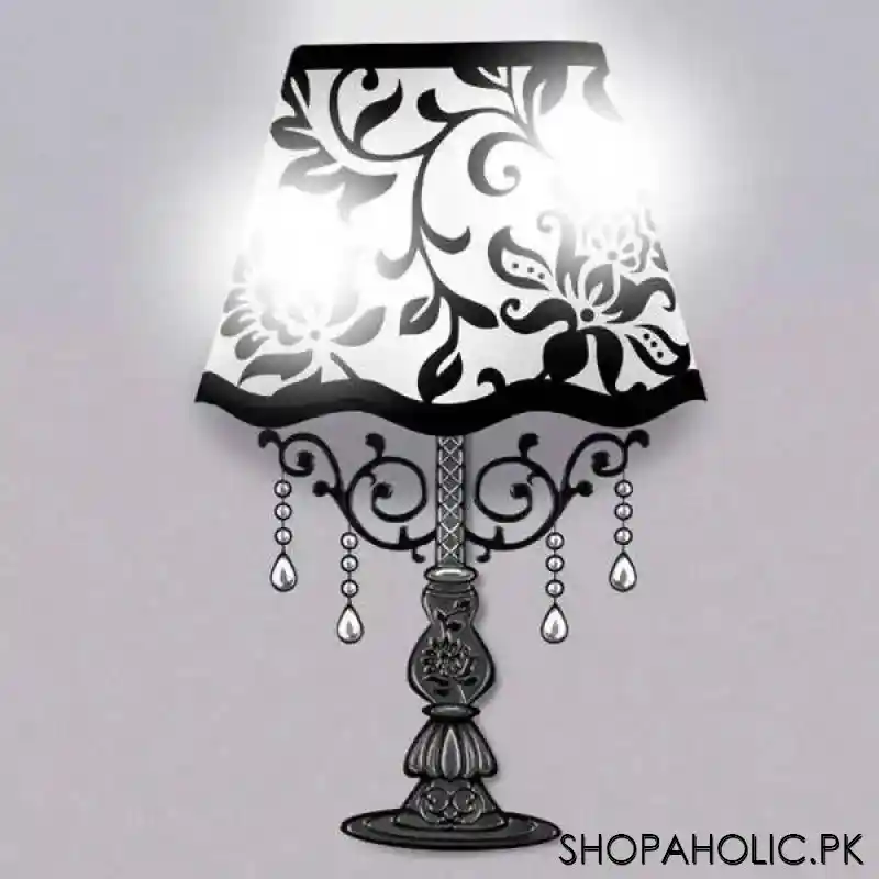 3d wall sticker led light night lamp image2