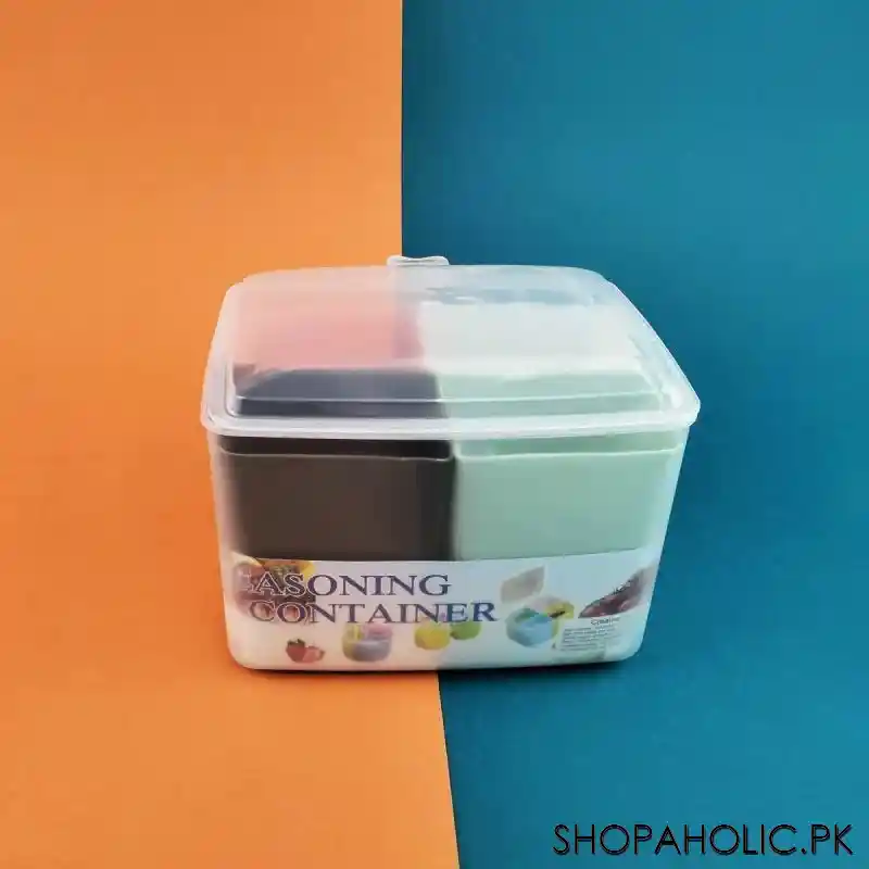 4 compartment square seasoning box image4