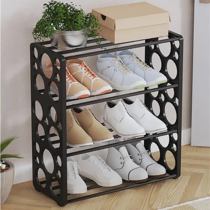 4 layer bubble hole shoe rack main image