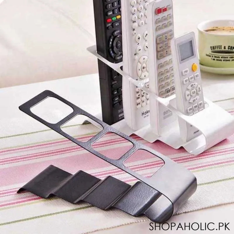 4 layer smart metal remote control stand organizer image3