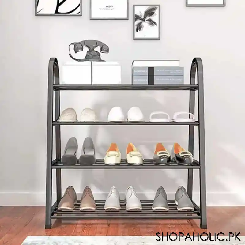 4 layers multifunctional shoe storage rack image2