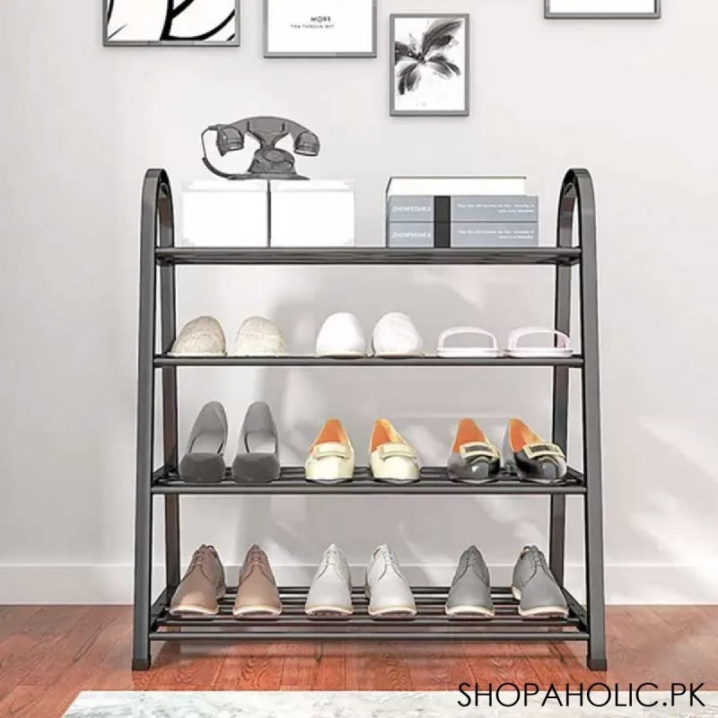 4 layers multifunctional shoe storage rack image2