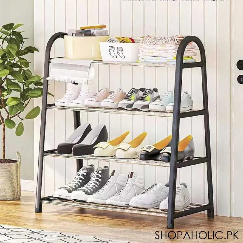 4 layers multifunctional shoe storage rack main image