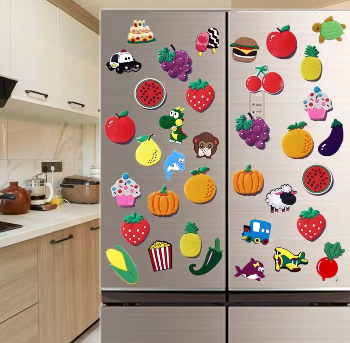 Pack Of 6 Decorative Cute Fridge Magnets - image 4