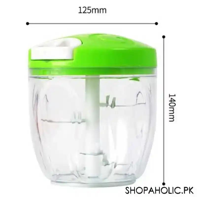 5 blade manual speedy vegetable chopper (highest quality) image2