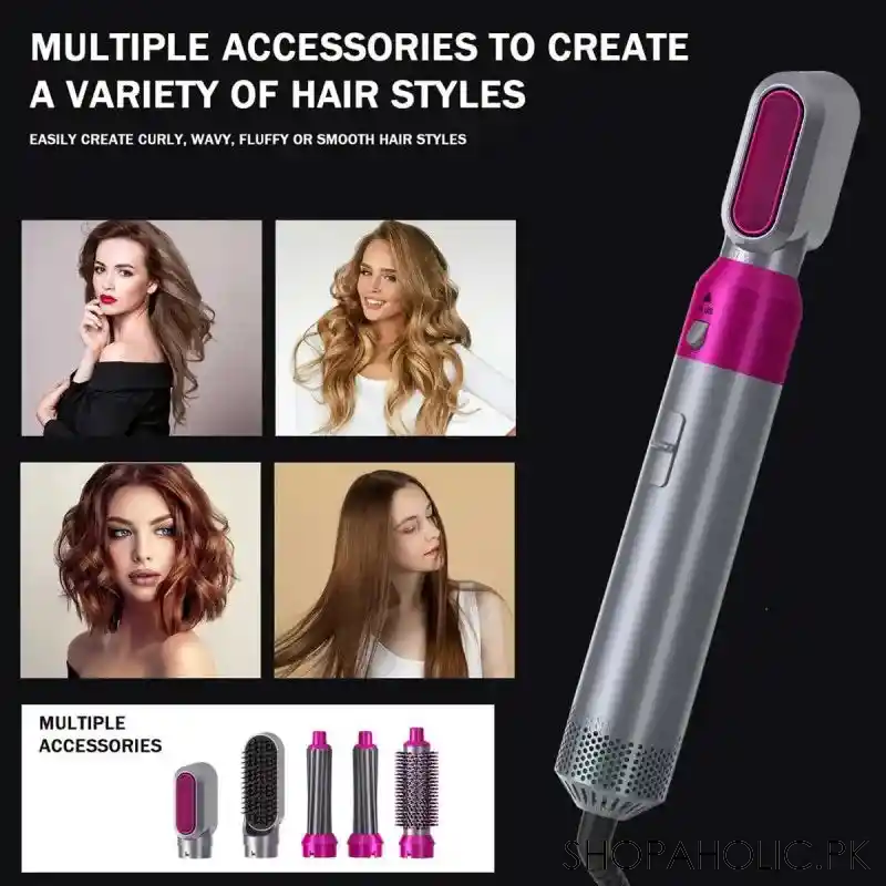 5 in 1 ultra powerful multifunctional hair straightener and curler image3