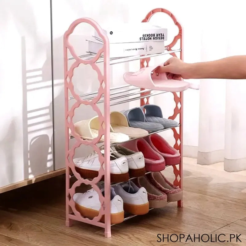 5 layers shoe rack storage organizer stand image3