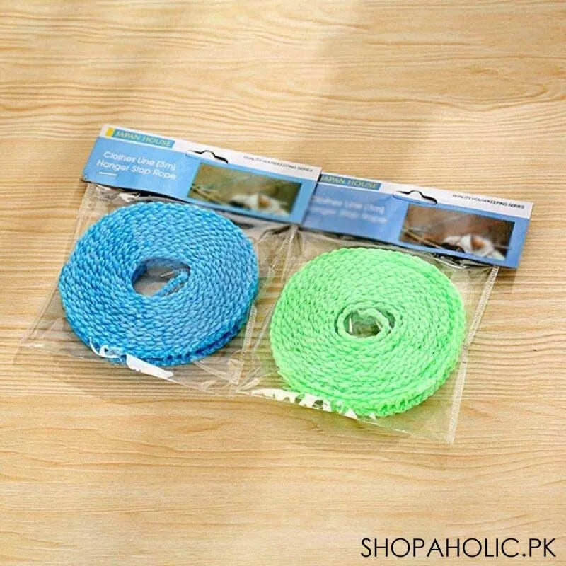 5 meters windproof anti slip clothesline nylon rope image2