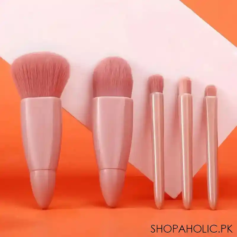 5 pcs travel makeup brush set image5