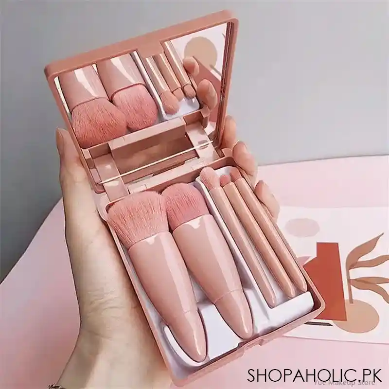 5 pcs travel makeup brush set main image