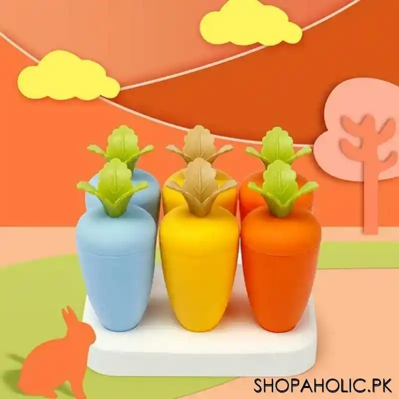 6 carrot colorful ice block mould image4